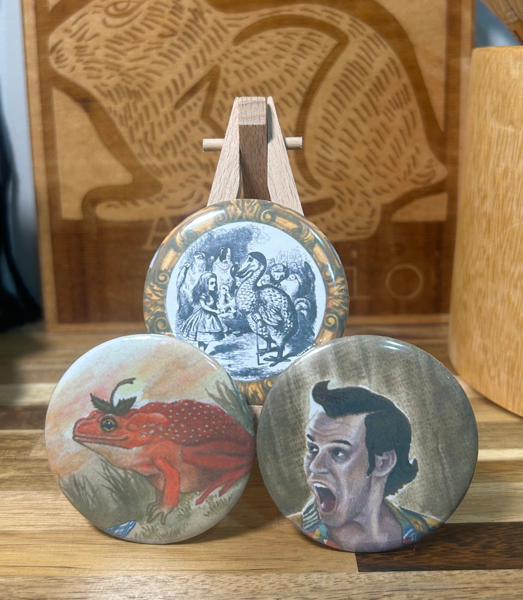 Large Button Pins