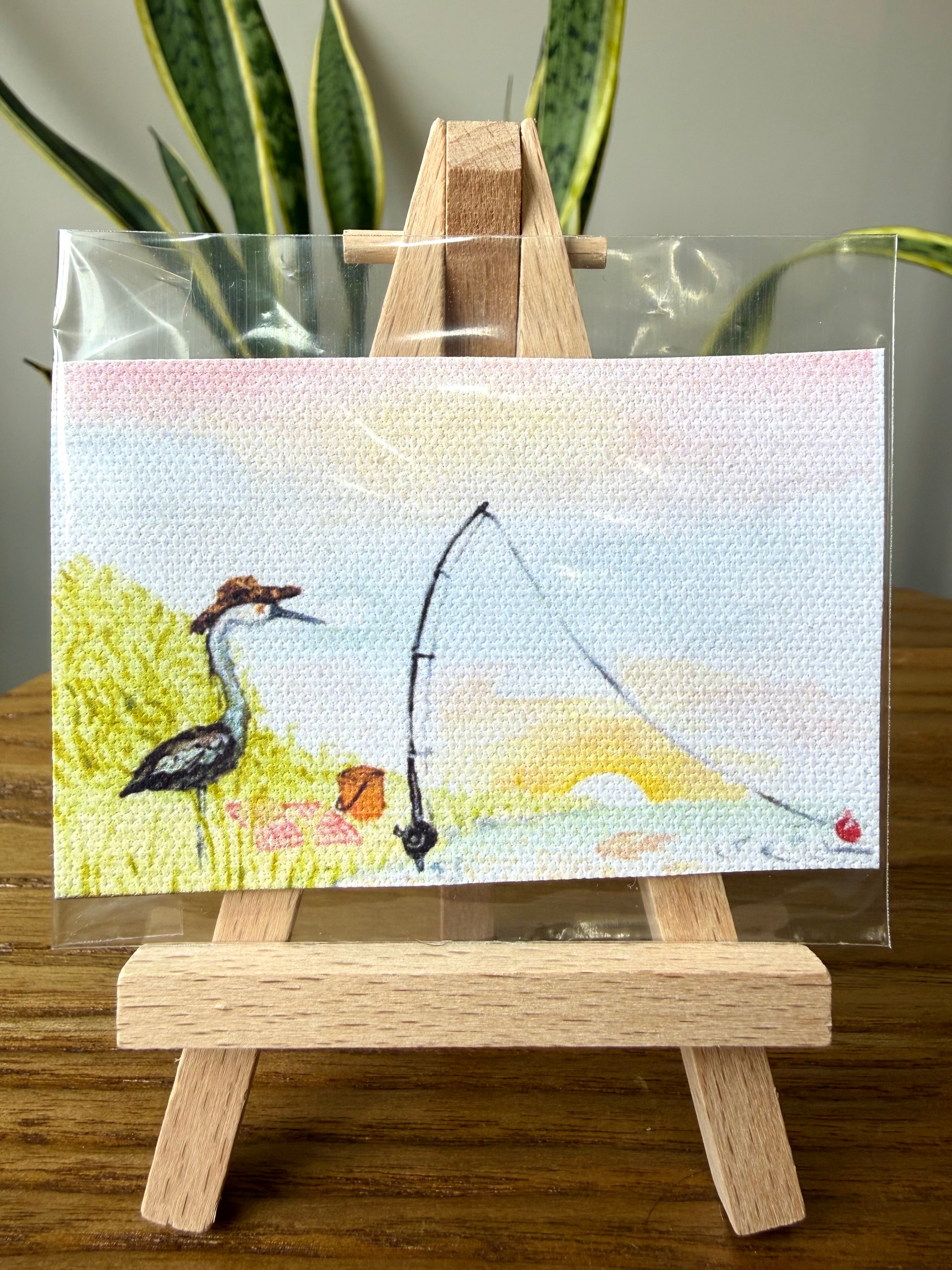 “Heron” Mini Print