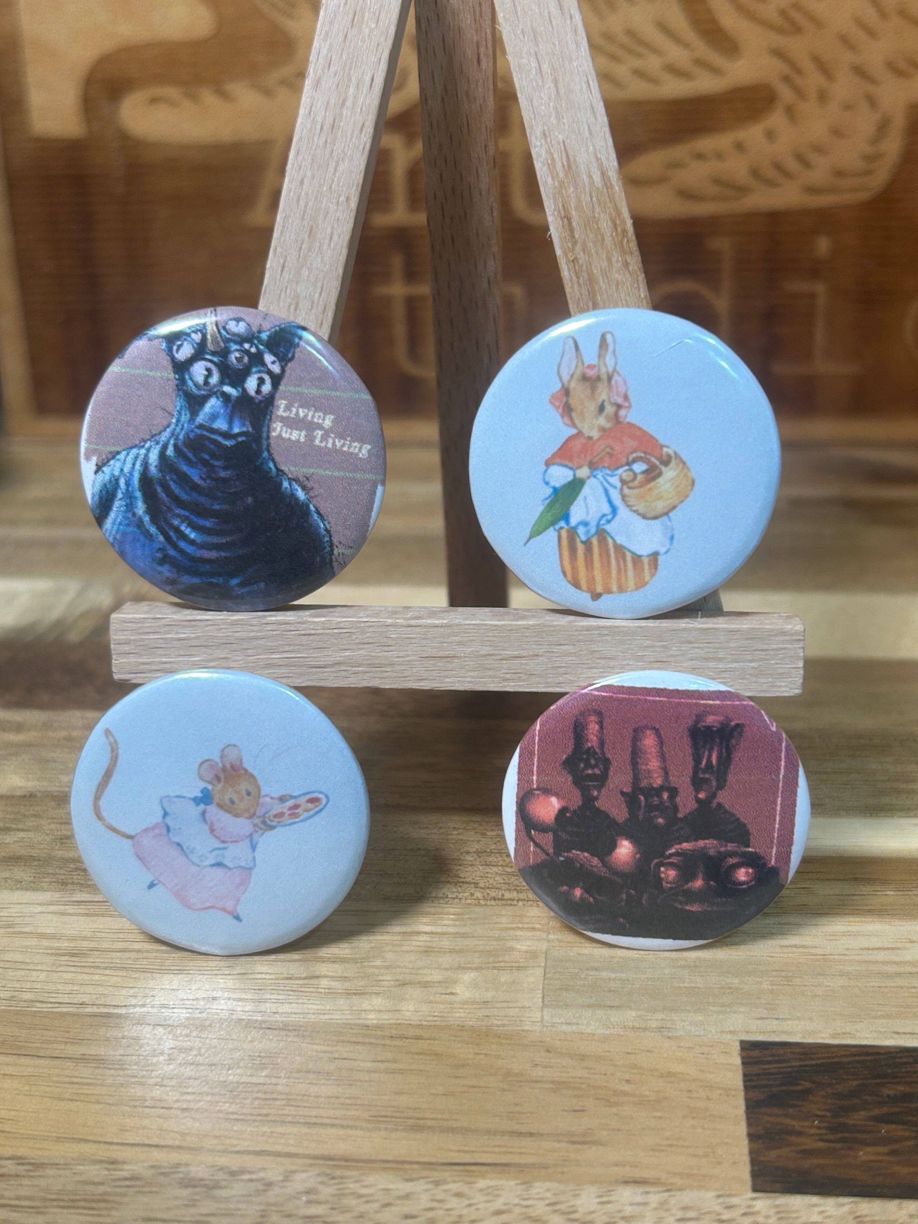 Small Button Pins