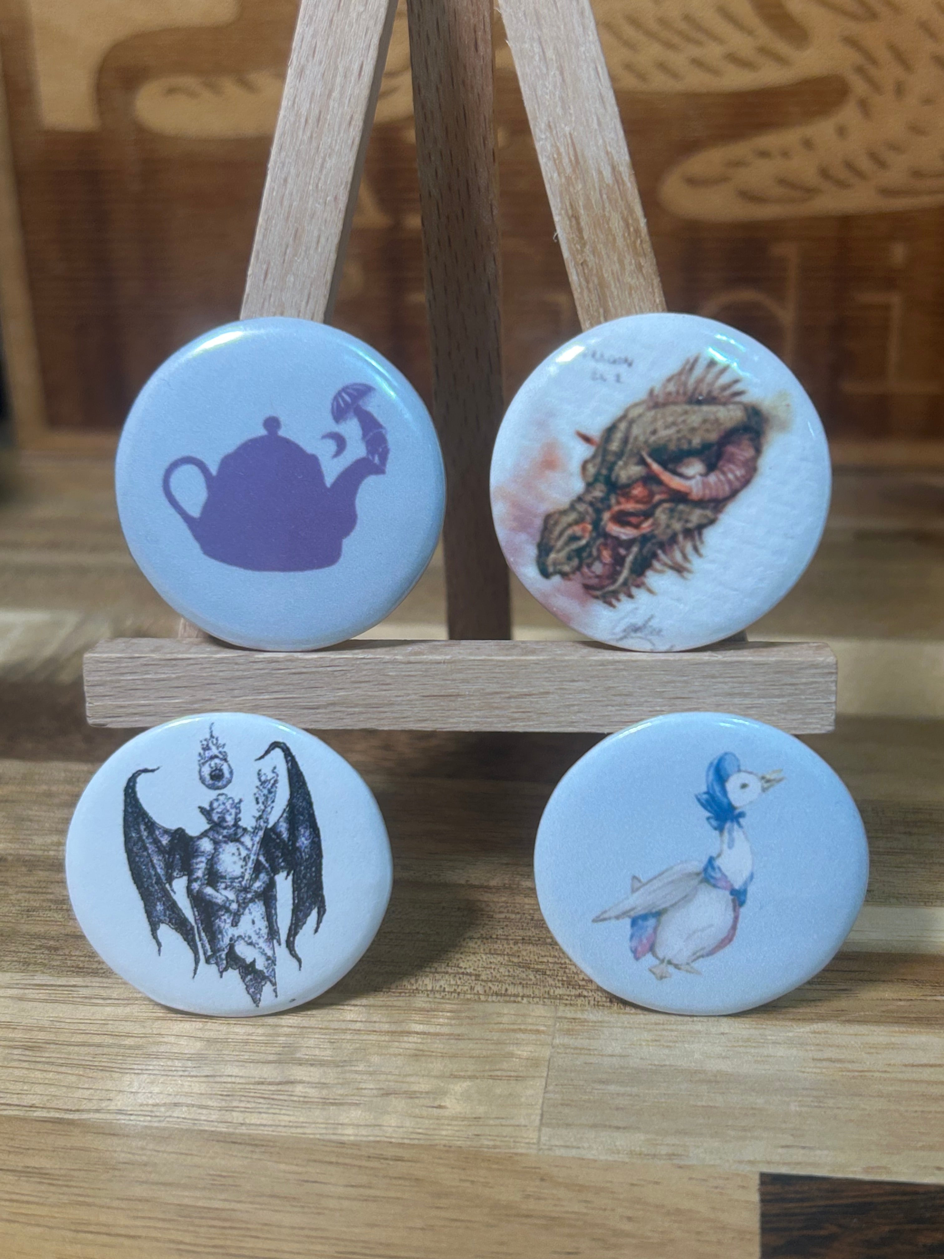 Small Button Pins