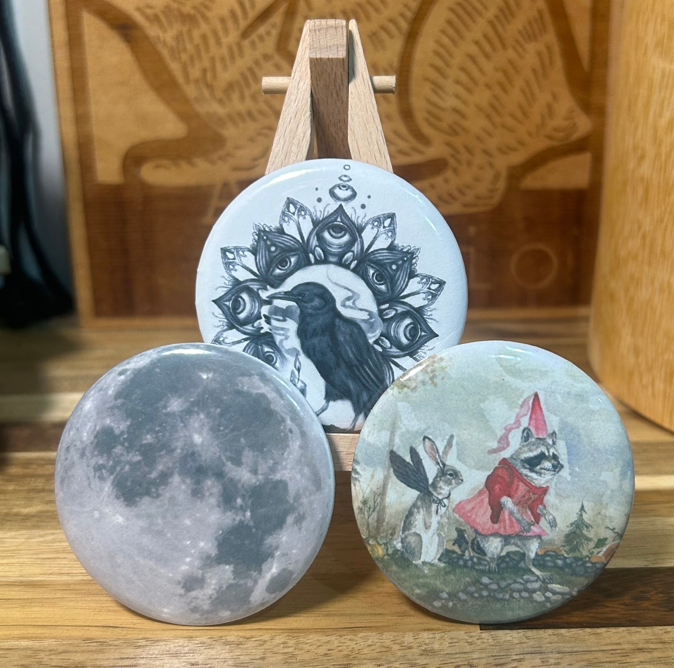 Large Button Pins