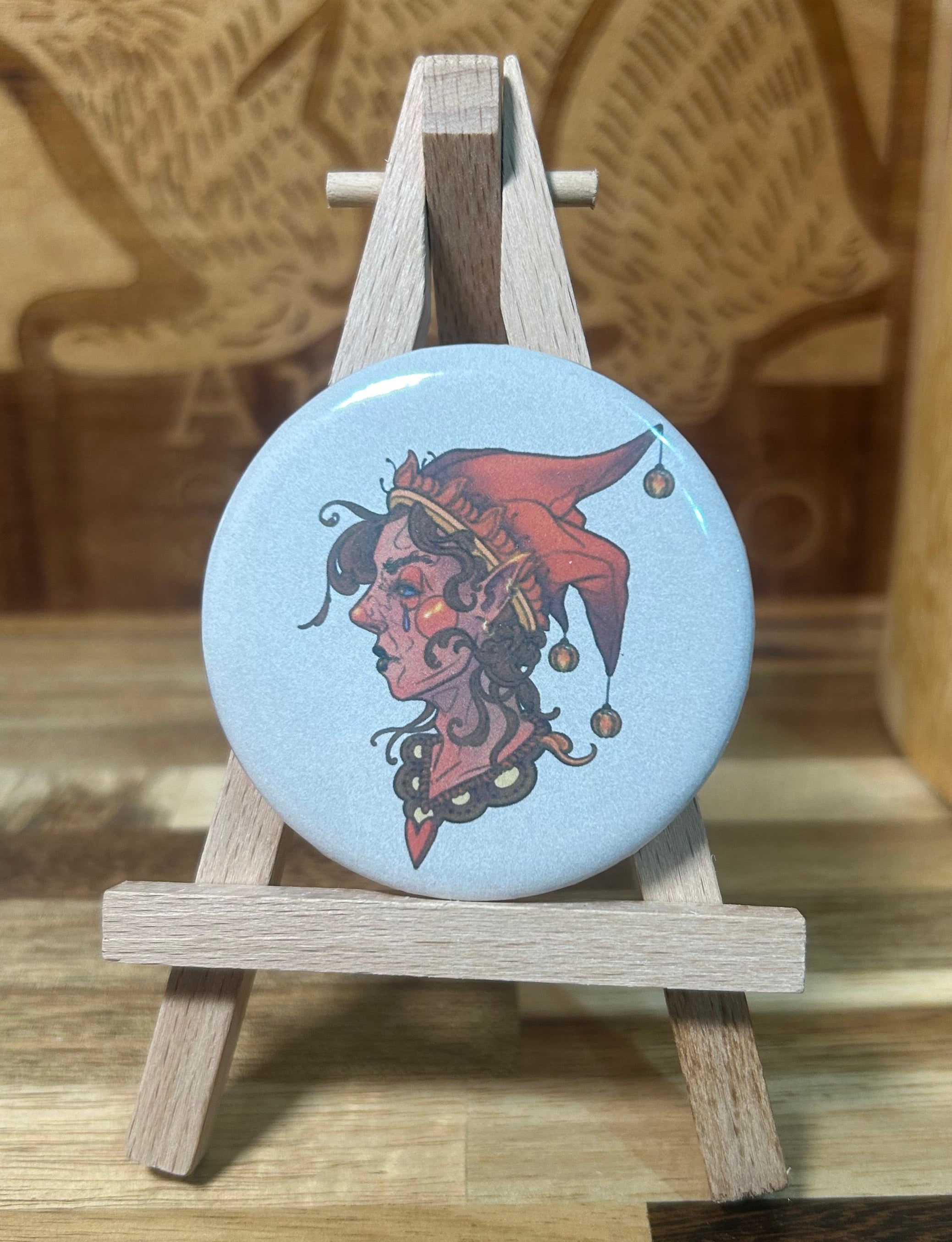 Large Button Pins